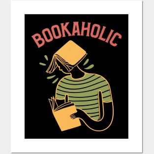 Bookaholic - Book Lover's Exclusive Design Posters and Art